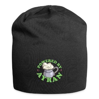 Ayran Gericht Türkei National Türkisch Döner - Jersey-Beanie - Schwarz - Vorne