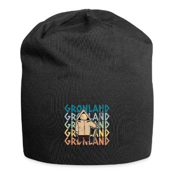Grönland Thulemand Dänemark Inuit Religion - Jersey-Beanie - Schwarz - Vorne