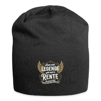 Even a legend retires - Jersey Beanie - black - Front