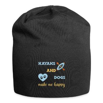 Kayak Kayaking - Bonnet en jersey - noir - Devant