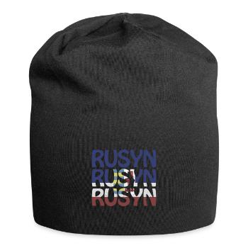 Karpaten Rusyn Rusnak Ethnische Gruppr Rus - Jersey-Beanie - Schwarz - Vorne