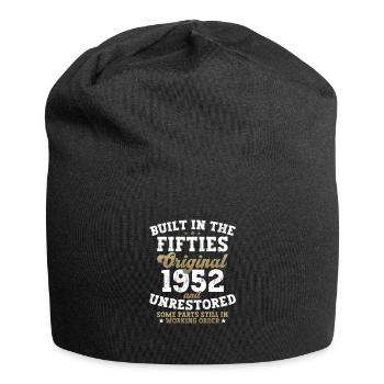 Built in the fifties 1952 70th birthday men - Jersey Beanie - black - Front