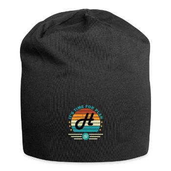 Krypto Crypto Helium Mining HNT Bitcoin Blockchain - Jersey-Beanie - Schwarz - Vorne