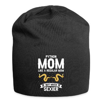 King python design for snake lovers - Jersey Beanie - black - Front