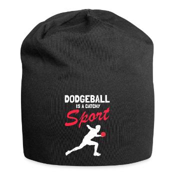 Dodgeball for Dodgeball Player and Gaga Ball - Jersey Beanie - black - Front