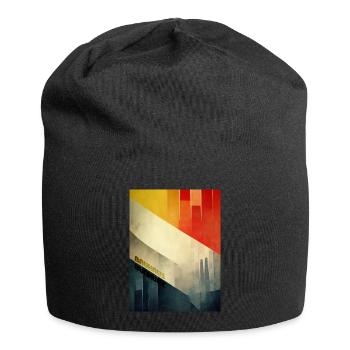 Bauhaus - Illustration inspired by architecture - Jersey Beanie - black - Front
