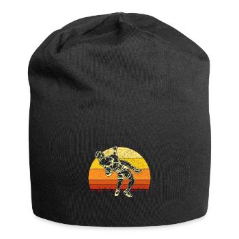 Suplex Wrestler Wrestling Ringen Kampfsport - Jersey-Beanie - Schwarz - Vorne