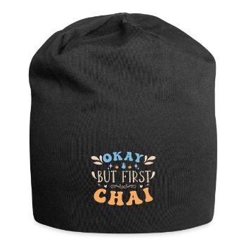 Chai Latte Tee trinken Teetrinker - Jersey-Beanie - Schwarz - Vorne