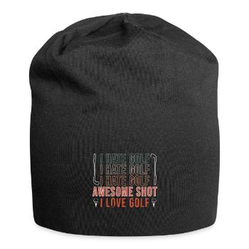Golf Golfeurs Golfeurs - Bonnet en jersey - noir - Devant