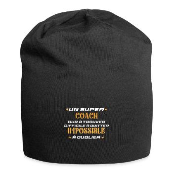 Coach sportif coach homme super coach - Jersey Beanie - black - Front