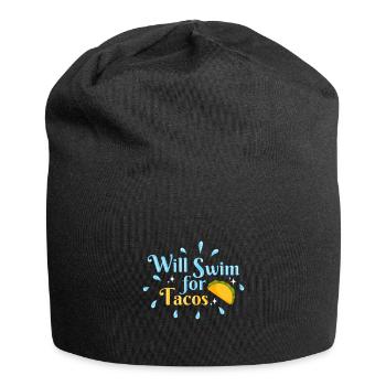 Schwimmen Schwimmer - Jersey-Beanie - Schwarz - Vorne