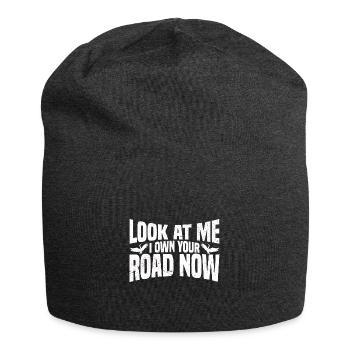 Kanadischer Kranich - Jersey-Beanie - Anthrazit - Vorne