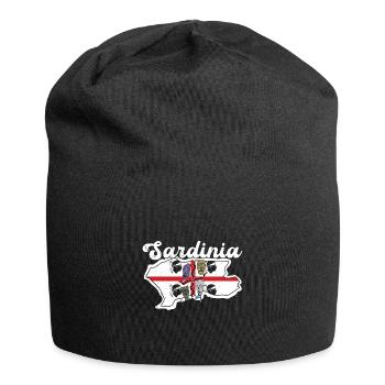 Sarden Sardegna Mittelmeer Sardinien Italien - Jersey-Beanie - Schwarz - Vorne