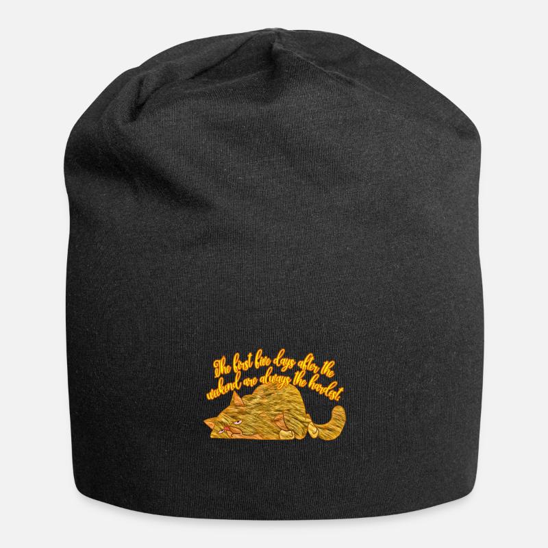 weekend - Jersey Beanie - black