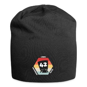 Answer 42 - Jersey Beanie - black - Front