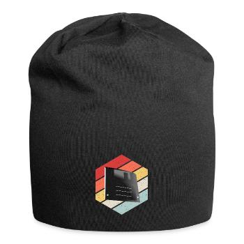 Disquette Floppy Disk - Bonnet en jersey - noir - Devant