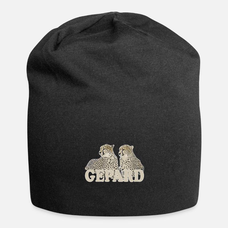 Gepard - Jersey-Beanie - Schwarz