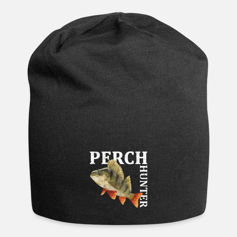 Pêche à la perche - Bonnet en jersey - noir