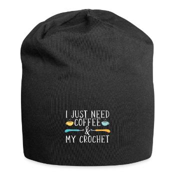 Café & Crochet - Bonnet en jersey - noir - Devant