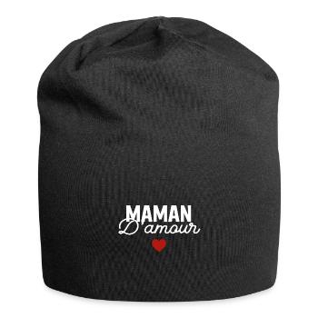 Mom Love Mother's Day - Jersey Beanie - black - Front