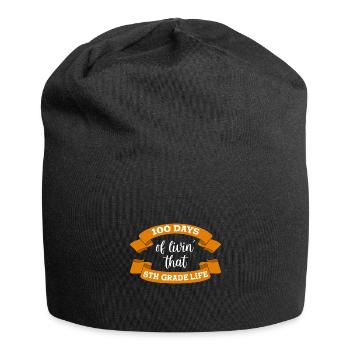 100 jours d’école - Bonnet en jersey - noir - Devant