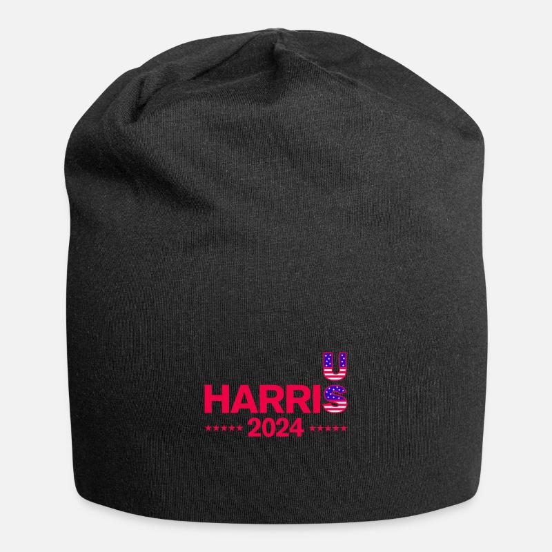 US Wahlen 2024 Harris - Jersey-Beanie - Schwarz