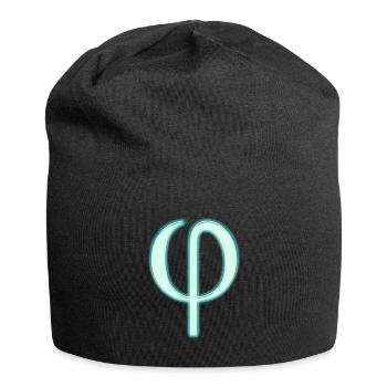 Phi - Goldener Schnitt, Heilige Geometrie, Physik - Jersey-Beanie - Schwarz - Vorne