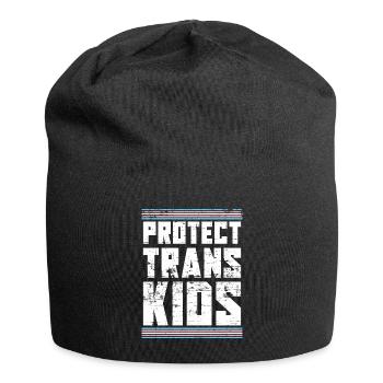 Protect Trans Kids LGBT Transgender - Jersey Beanie - black - Front