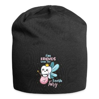 Assistante dentaire - Bonnet en jersey - noir - Devant