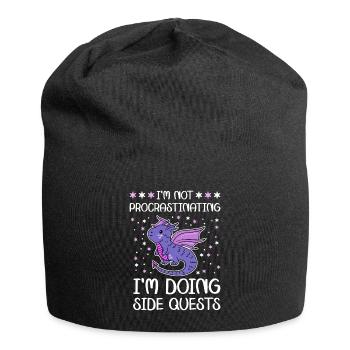 Video Games I Do Side Quests Love RPG - Jersey Beanie - black - Front