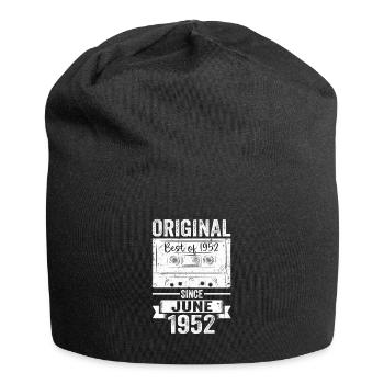 Original June 1952 70th Birthday Gift Men - Jersey Beanie - black - Front