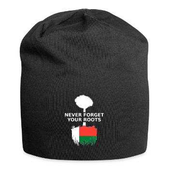Madagaskar Never Forget Your Roots - Jersey-Beanie - Schwarz - Vorne
