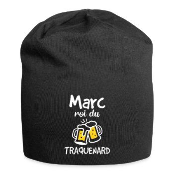 Marc Roi Du Traquenard - Humour De Marc - Bonnet en jersey - noir - Devant