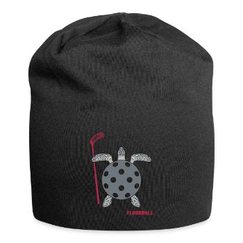 Floorball Floorball Floorballer Floorball Player - Jersey Beanie - black - Front