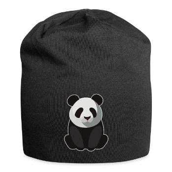 BABY PANDA SITZEND - Jersey-Beanie - Schwarz - Vorne
