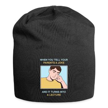 Parents Design für junge stolze Pinoys - Jersey-Beanie - Schwarz - Vorne
