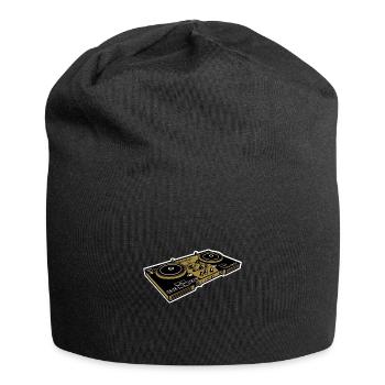 Platines DJ - Bonnet en jersey - noir - Devant