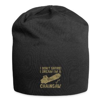 Je ne ronfle pas - La tronçonneuse Sort Drôle - Bonnet en jersey - noir - Devant