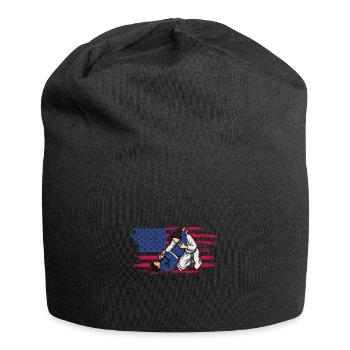 BJJ Girls Martial Arts Jiu Jitsu Martial Arts - Jersey Beanie - black - Front