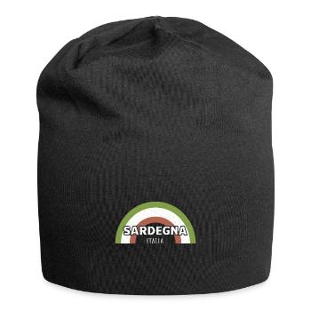 Mer Méditerranée, Sardaigne, Sardaigne, Sardaigne, Italie - Bonnet en jersey - noir - Devant