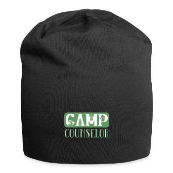 Zeltlager Leiter Sommercamp - Jersey-Beanie - Schwarz - Vorne