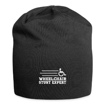 Wheelchair wheelchair access - Jersey Beanie - black - Front