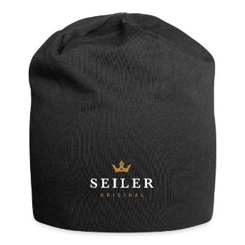 Seiler Original Familienlogo - Jersey-Beanie - Schwarz - Vorne