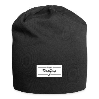 Minga <3 - Daglfing - München-Liebe - Jersey-Beanie - Schwarz - Vorne