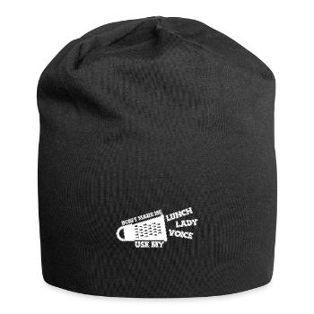 Cafeteria Mitarbeiterin Lunch Lady Kantine - Jersey-Beanie - Schwarz - Vorne