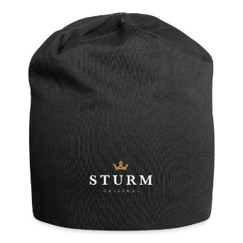 Sturm Original Familienlogo - Jersey-Beanie - Schwarz - Vorne