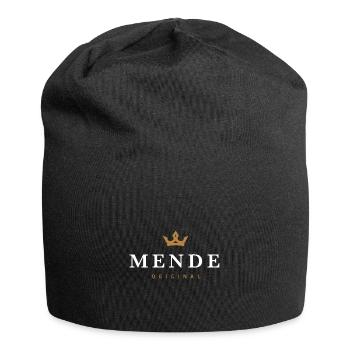 Logo original de la famille Mende - Bonnet en jersey - noir - Devant