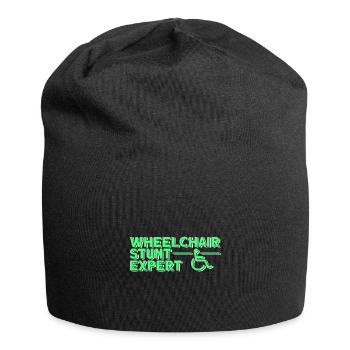 Wheelchair wheelchair users - Jersey Beanie - black - Front