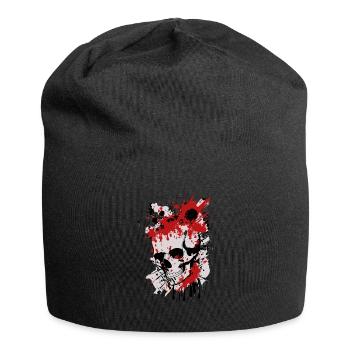 Crâne de Schädel Totenkopf - Bonnet en jersey - noir - Devant