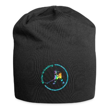 L'hiver charge le hockey sur glace d'hiver actuel - Bonnet en jersey - noir - Devant